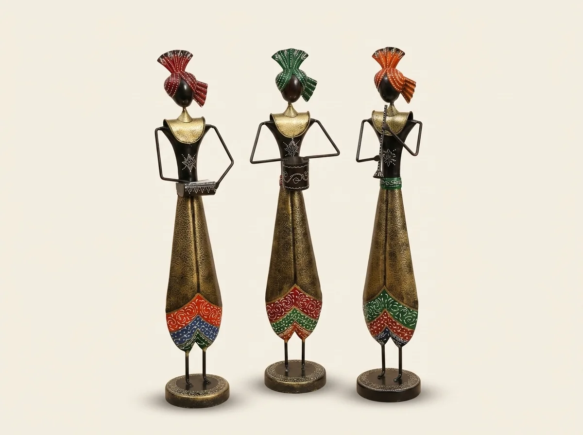 Tribal Dancer Figurine Set