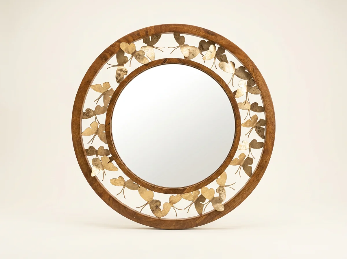 Butterfly Ring Wall Mirror
