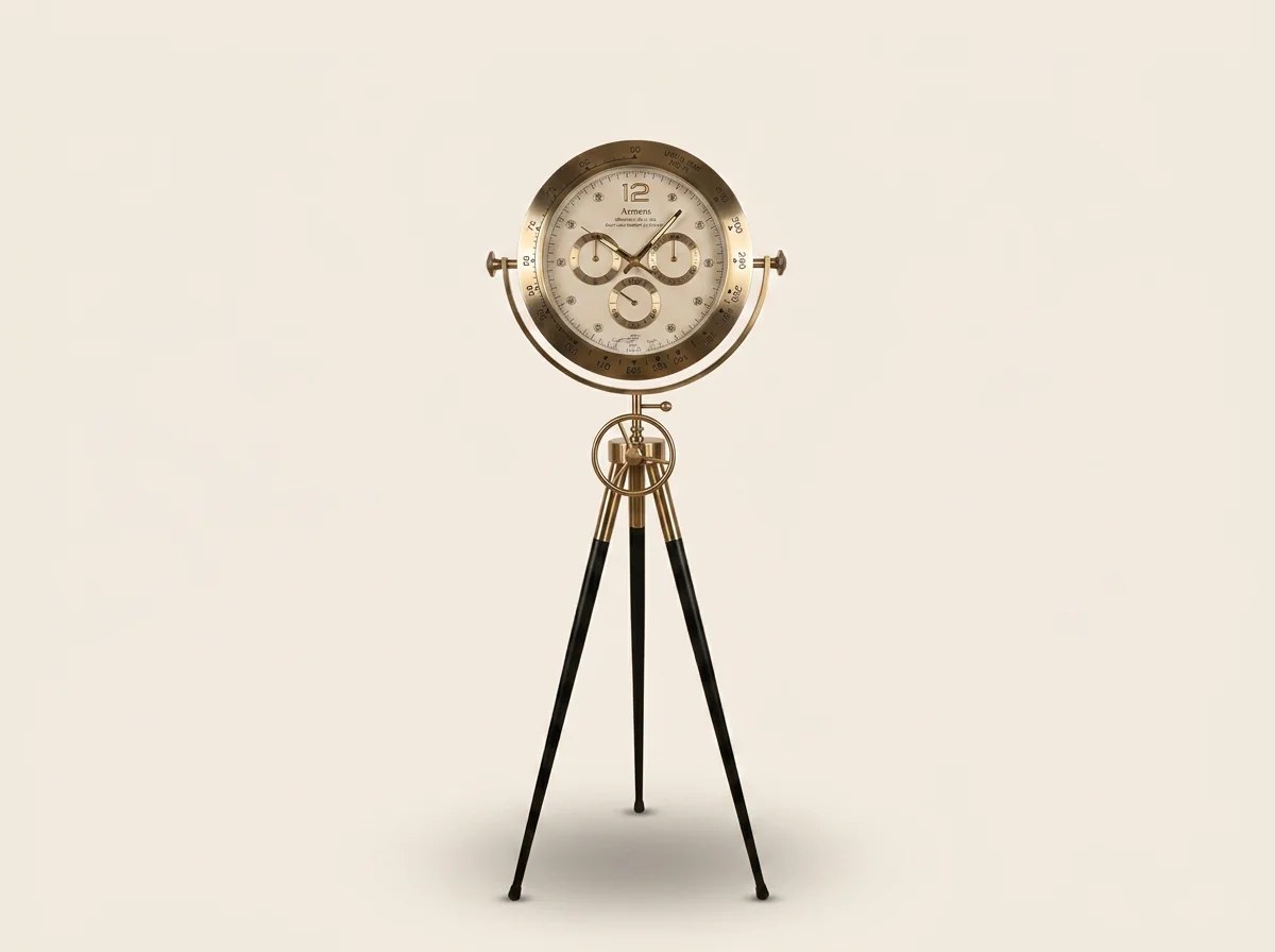 Tripod Vintage Clock