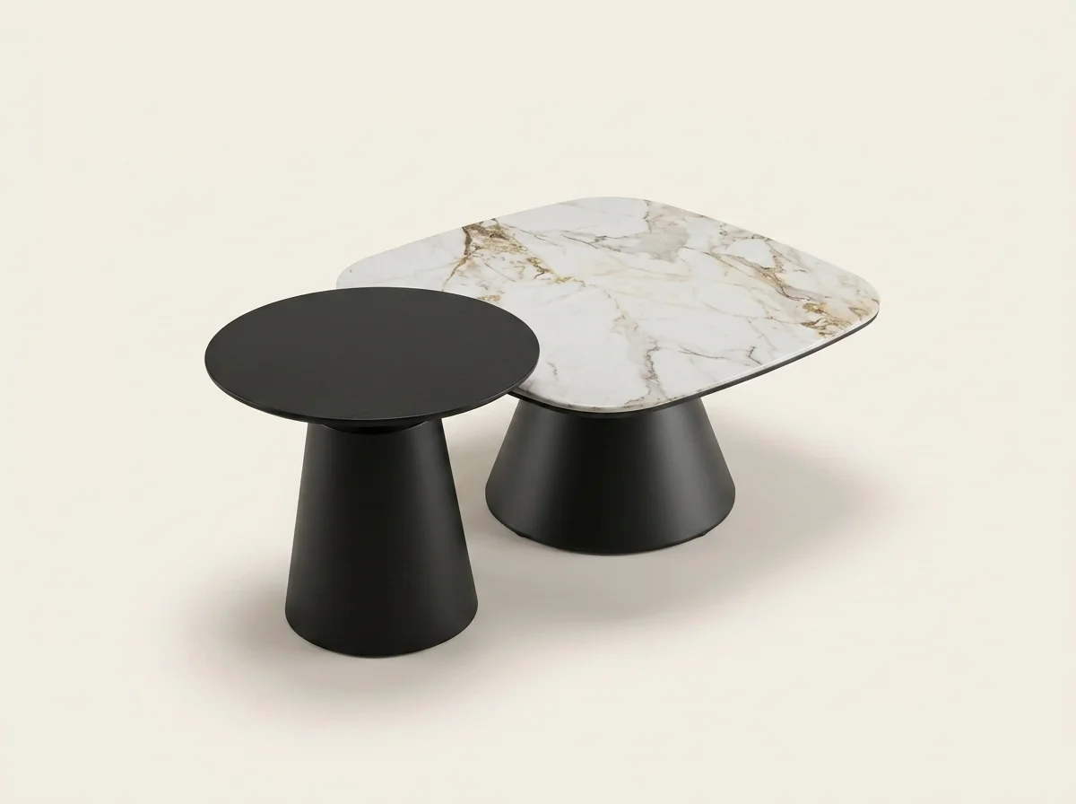 Monolith Marble Nesting Tables