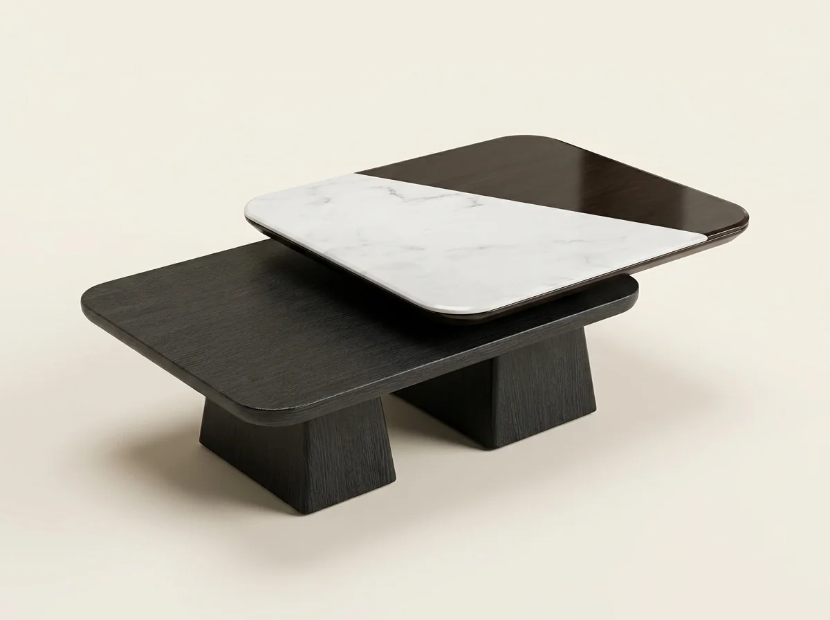 Shadow Marble Lift Center Table
