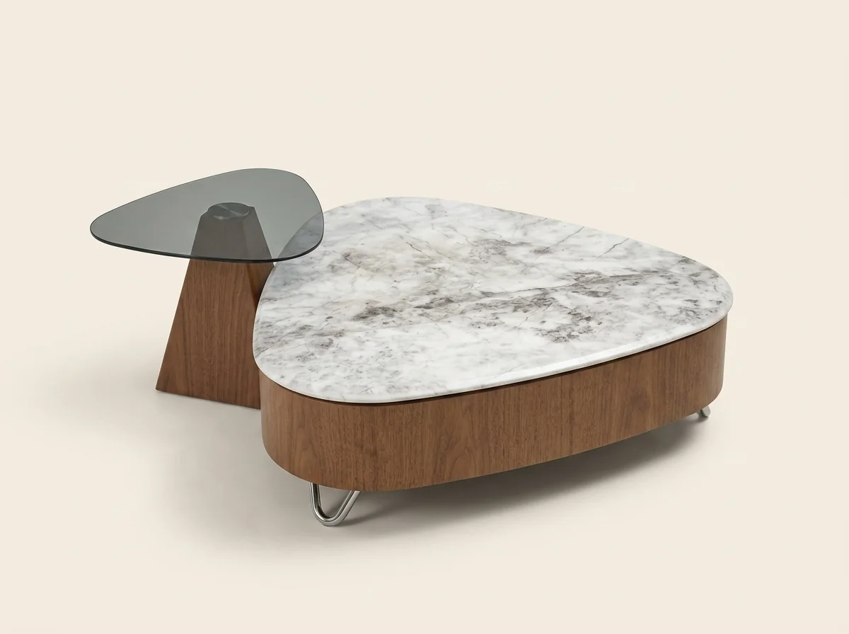 Pebble Marble Low Table