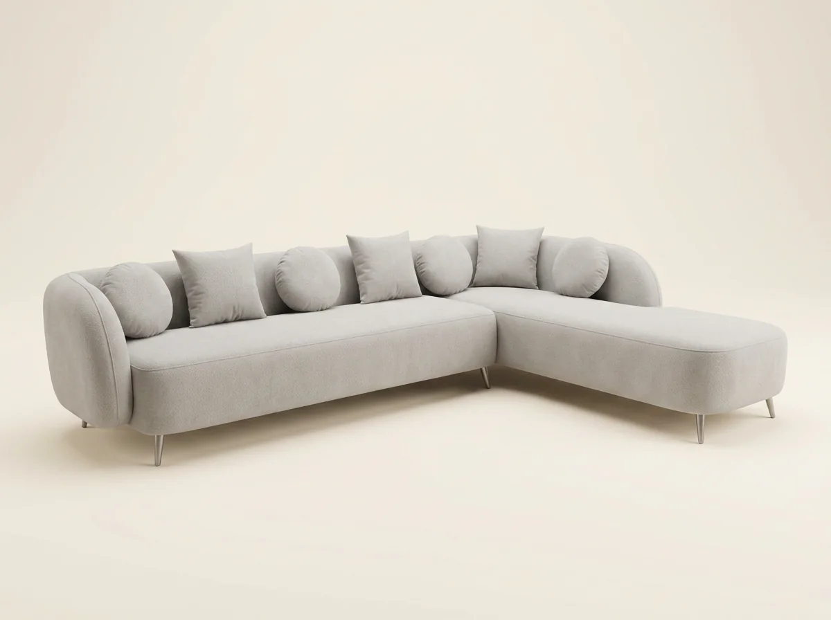 L-Shape Sofa with Lounger